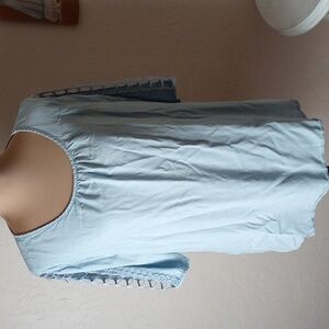Retrology Cut Out Sleeve Blouse